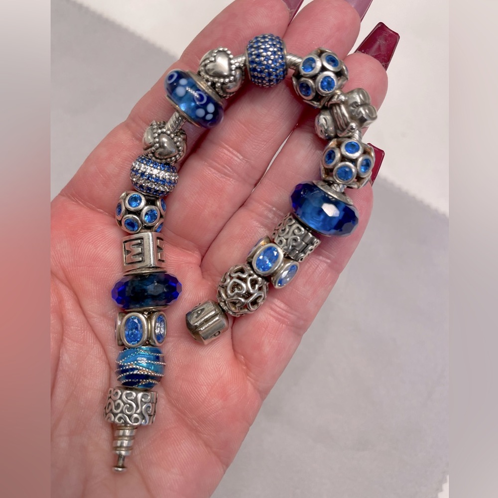 Pandora bracelet with Pandora charms